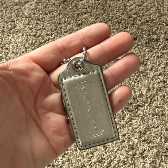 Coach Metallic Silver Shoulder Bag - Picture 8 of 8